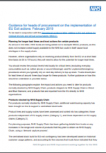 Guidance for heads of procurement on the implementation of EU Exit actions: February 2019